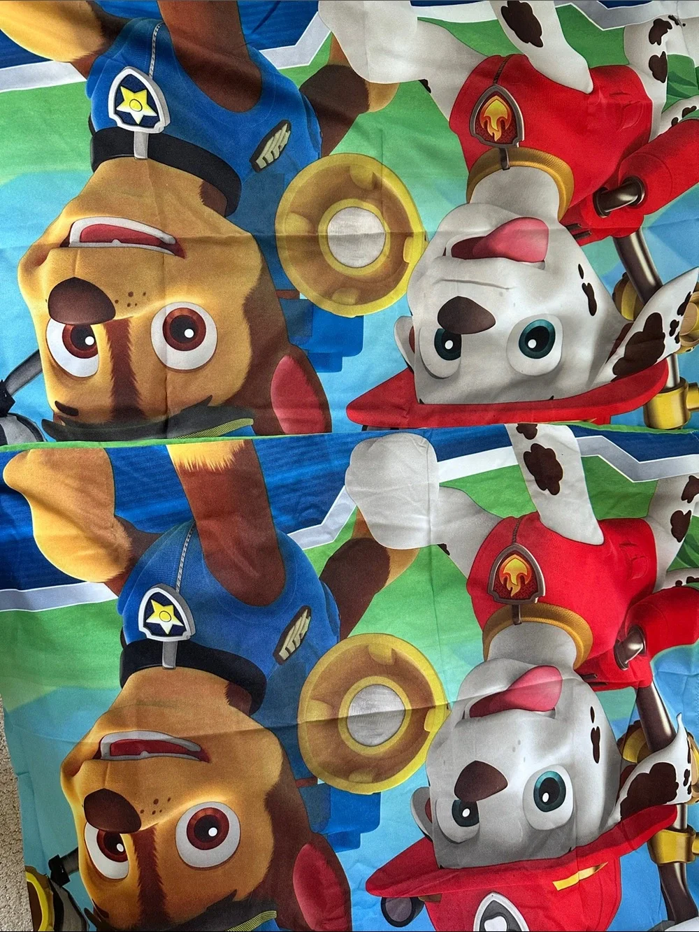 Nickelodeon Paw Patrol Blue Red Green Kids Accent Pillow Cover
